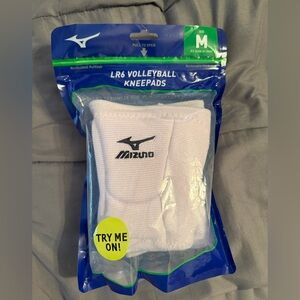Mizuno White LR6 Volleyball Kneepads